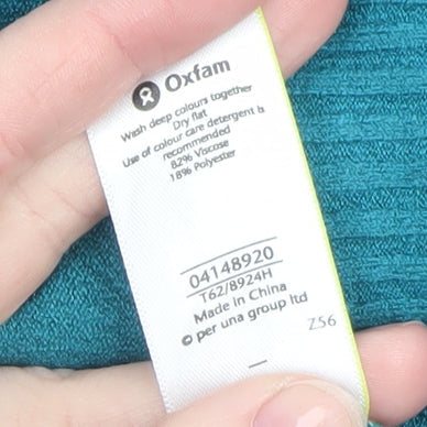 Womens UK Size 14 Marks and Spencer Green Pullover Jumper