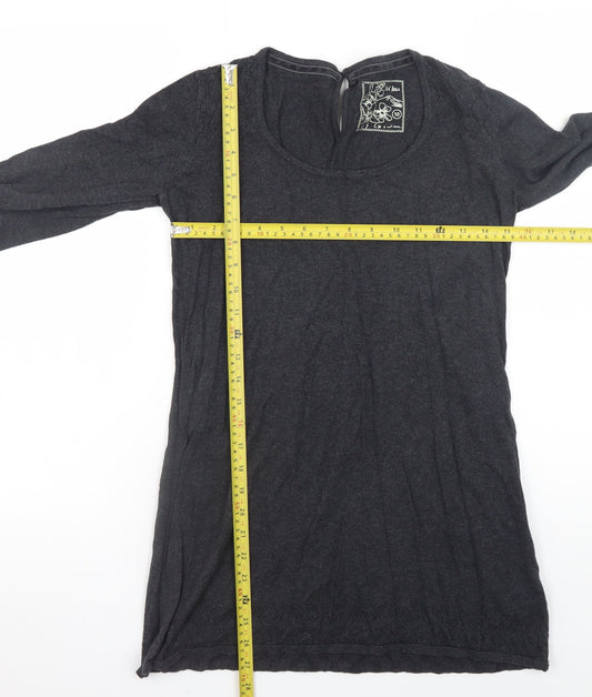 Womens UK Size 10 Fat Face Black Pullover Jumper