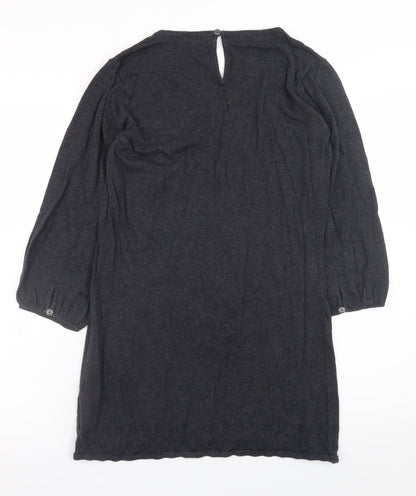 Womens UK Size 10 Fat Face Black Pullover Jumper