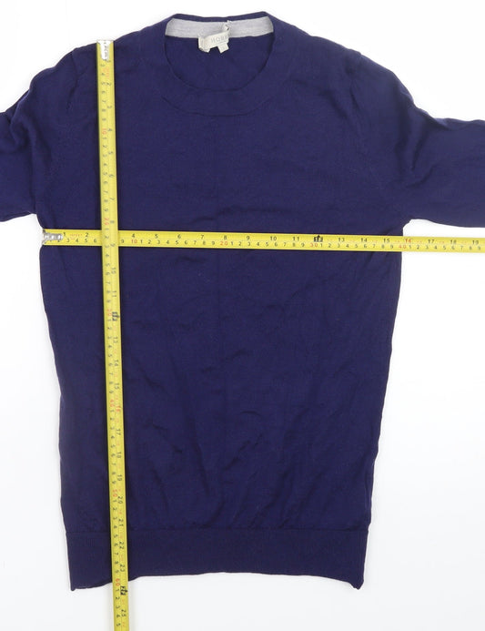 Mens UK Size S Hobbs Blue Pullover Jumper