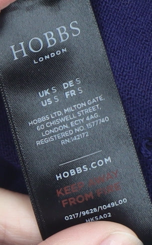 Mens UK Size S Hobbs Blue Pullover Jumper