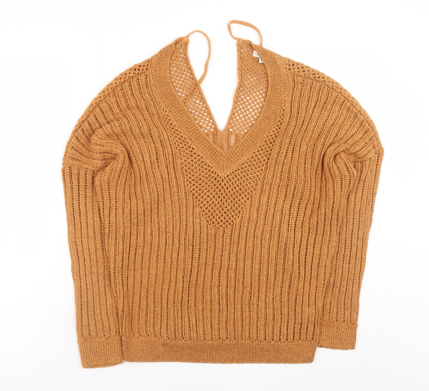 Womens UK Size 10 River Island Brown Pullover Jumper