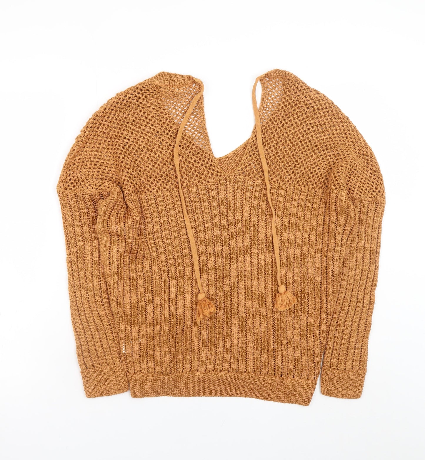 Womens UK Size 10 River Island Brown Pullover Jumper