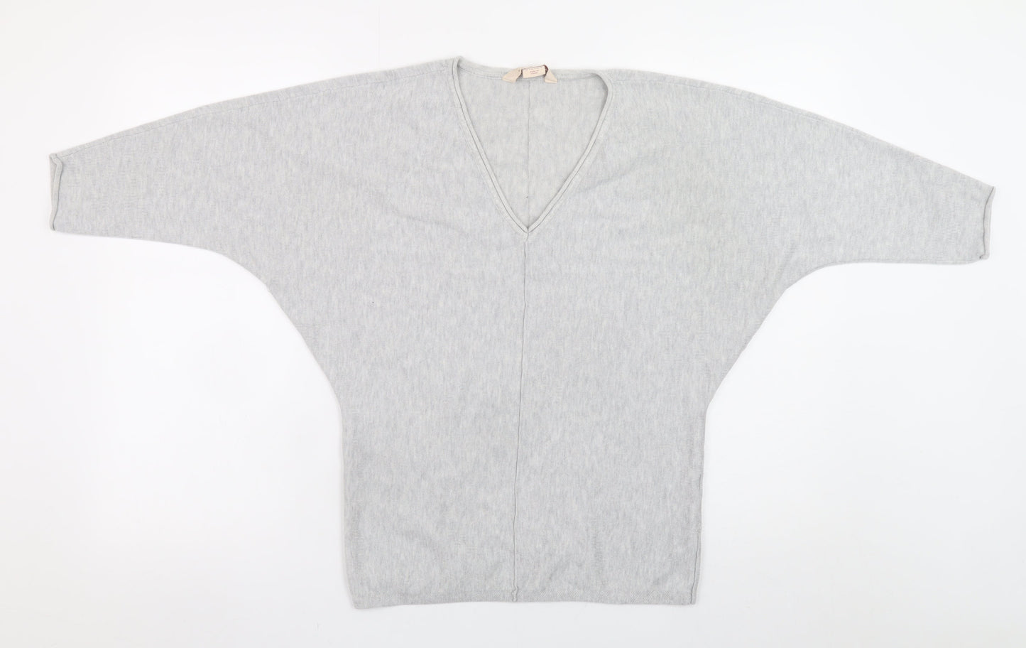 Womens UK Size 8 Mauvette Grey Pullover Jumper