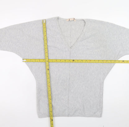 Womens UK Size 8 Mauvette Grey Pullover Jumper