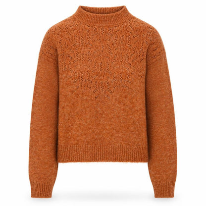 Womens UK Size S MNG Brown Pullover Jumper