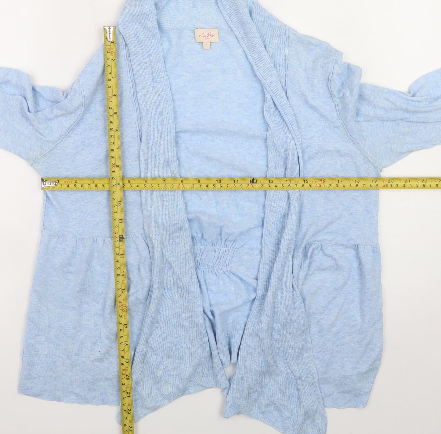 Womens UK Size 12 Whistles Blue Cardigan Jumper