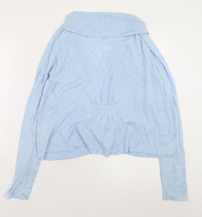 Womens UK Size 12 Whistles Blue Cardigan Jumper