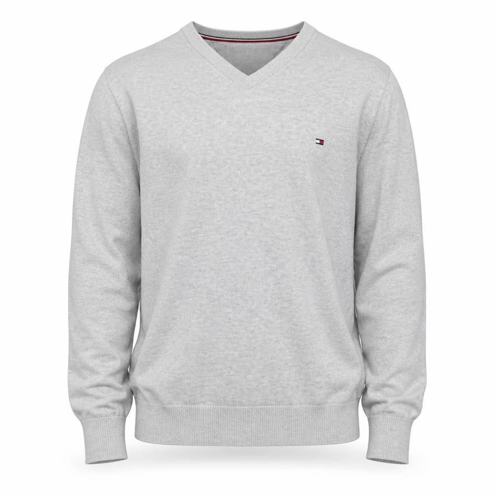 Mens UK Size M Tommy Hilfiger Grey Pullover Jumper