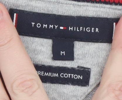 Mens UK Size M Tommy Hilfiger Grey Pullover Jumper