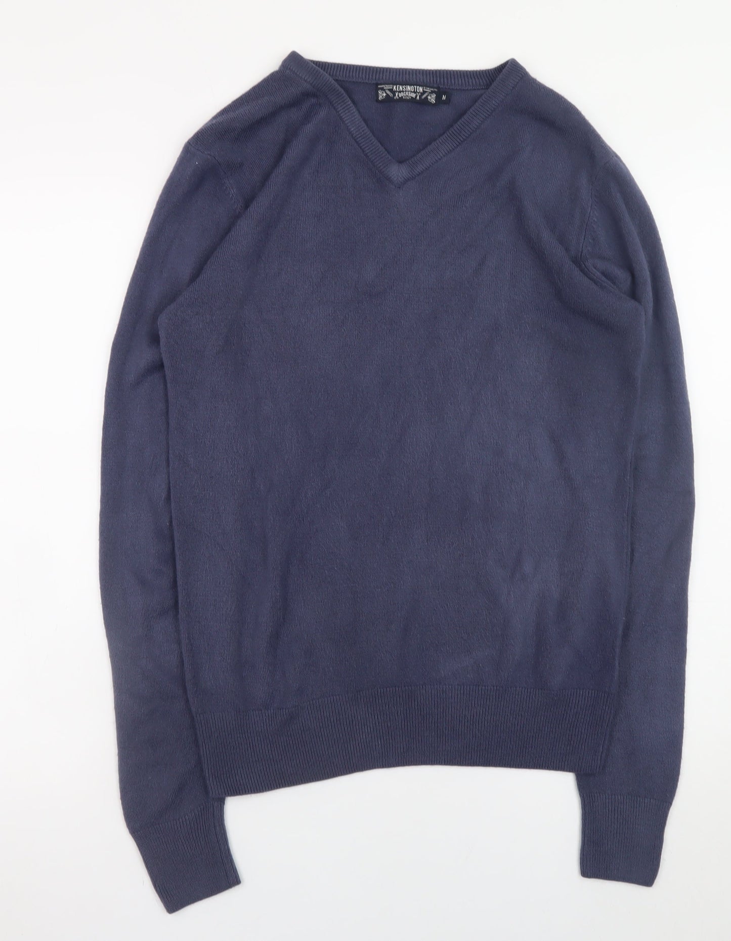 Mens UK Size M Kensington Dockside & Co. Blue Pullover Jumper