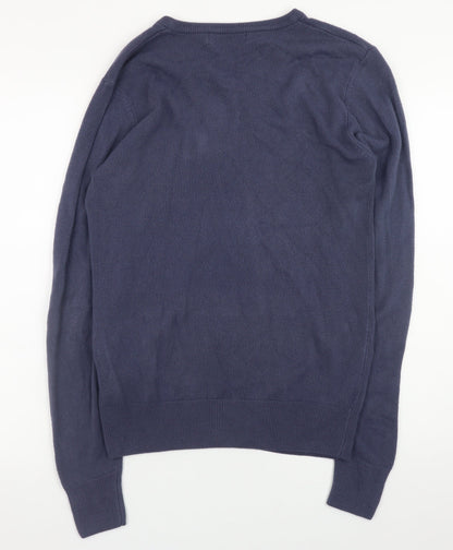 Mens UK Size M Kensington Dockside & Co. Blue Pullover Jumper