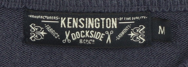 Mens UK Size M Kensington Dockside & Co. Blue Pullover Jumper