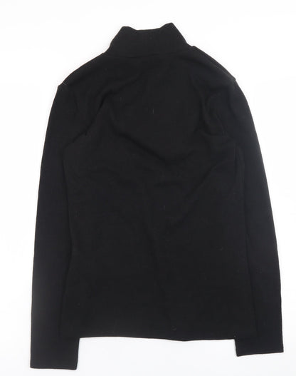 Womens UK Size M Zara Black Pullover Jumper