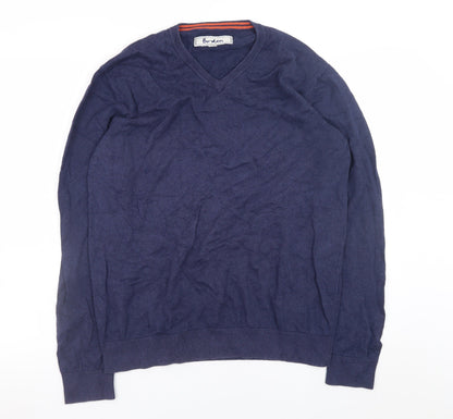 Mens UK Size M Boden Blue Pullover Jumper