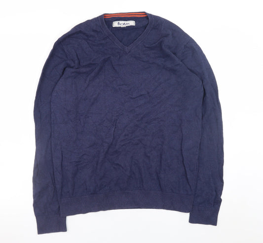 Mens UK Size M Boden Blue Pullover Jumper