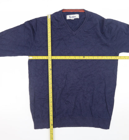 Mens UK Size M Boden Blue Pullover Jumper