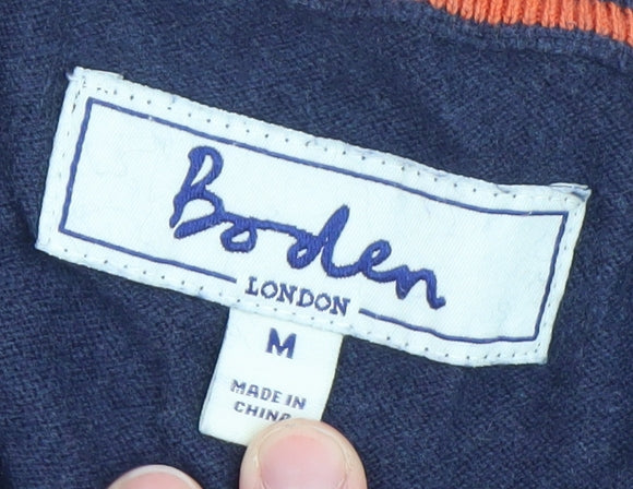 Mens UK Size M Boden Blue Pullover Jumper