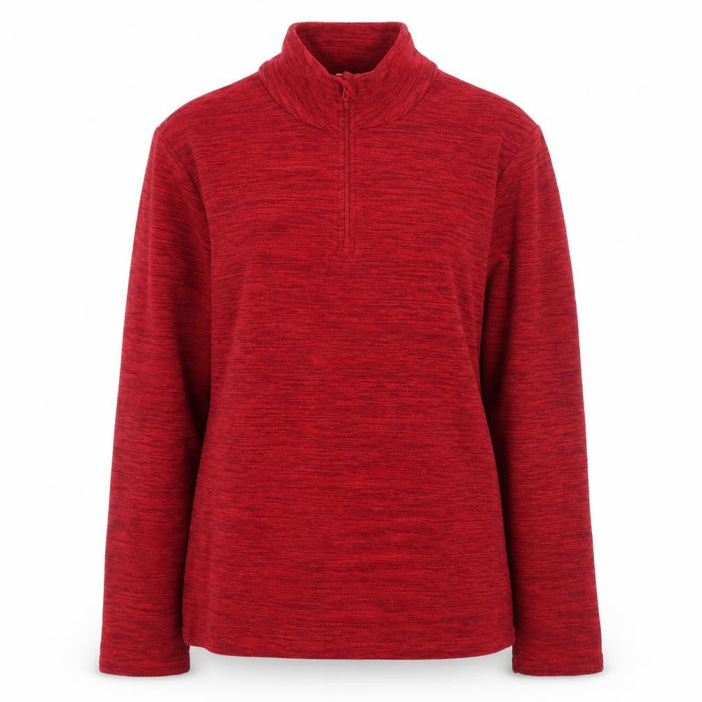 Mountain Warehouse Womens Red Fleece Half Zip Jacket Size 12