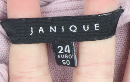Womens UK Size 24 Janique Pink Pullover Jumper