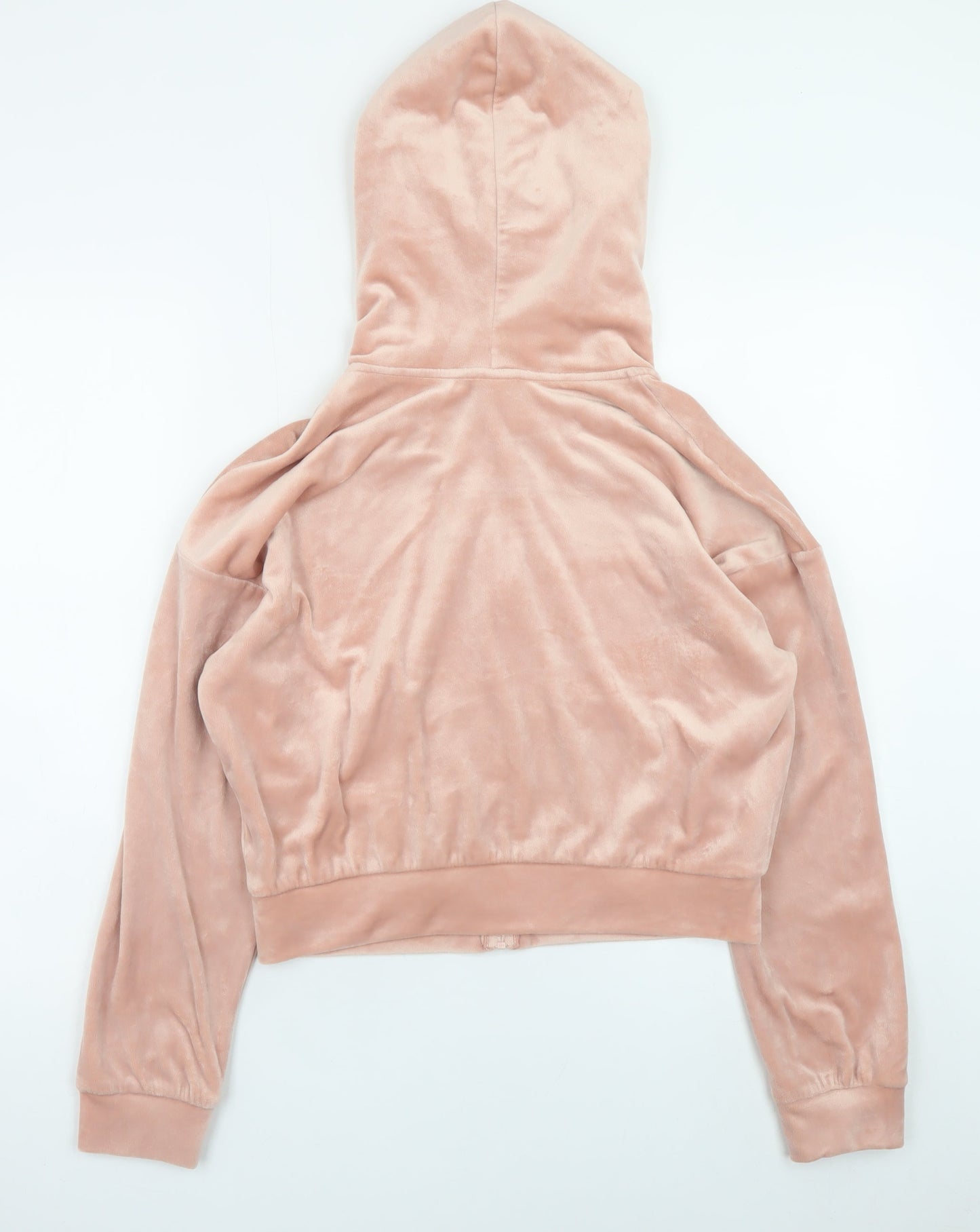 Womens UK Size 12 H&M Pink Full Zip Hoodie