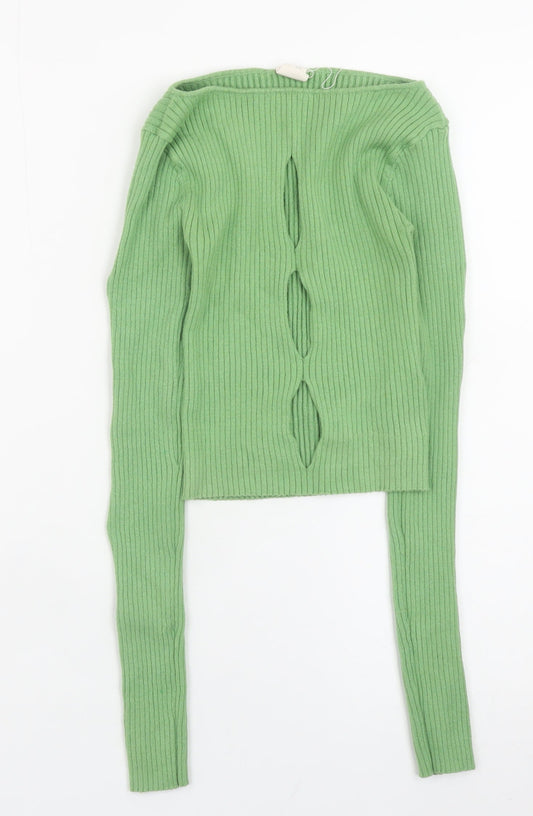 Womens UK Size S Urban Outfitters Green Pullover Jumper