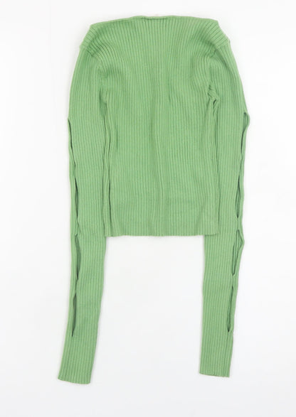 Womens UK Size S Urban Outfitters Green Pullover Jumper