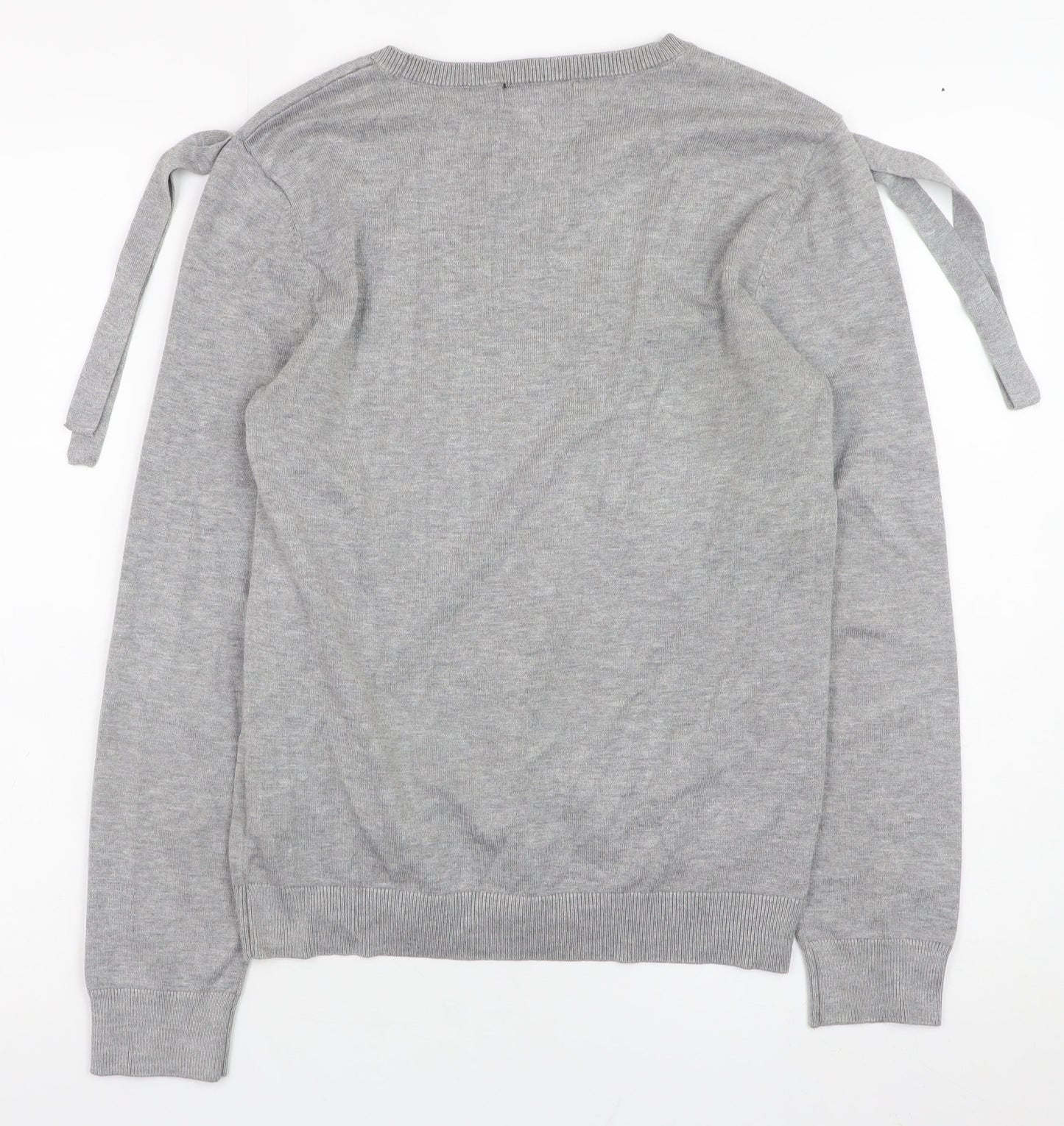 Womens UK Size S DKNY Grey Pullover Jumper
