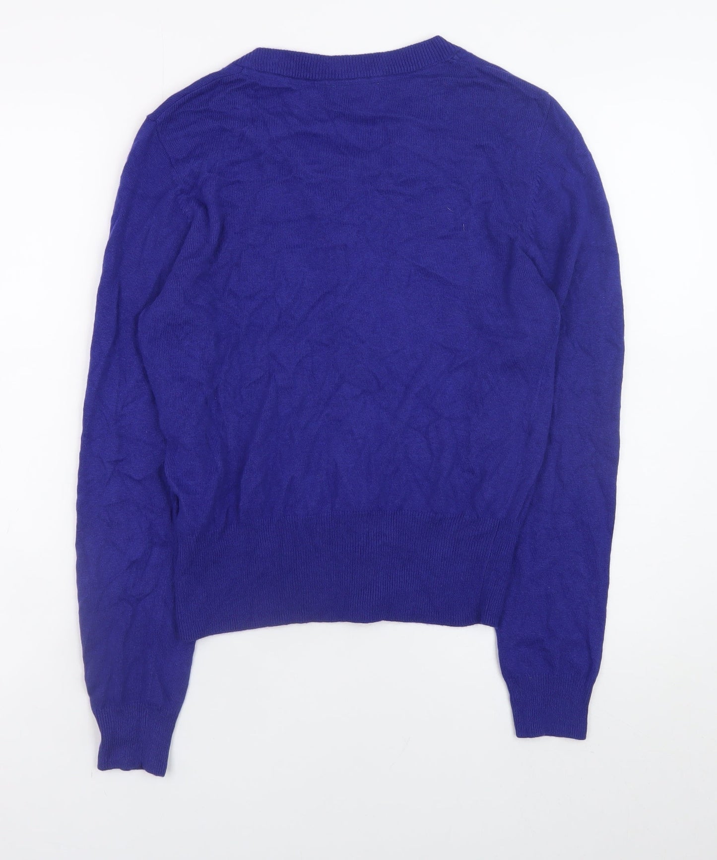 Womens UK Size M Monsoon Blue Cardigan Jumper