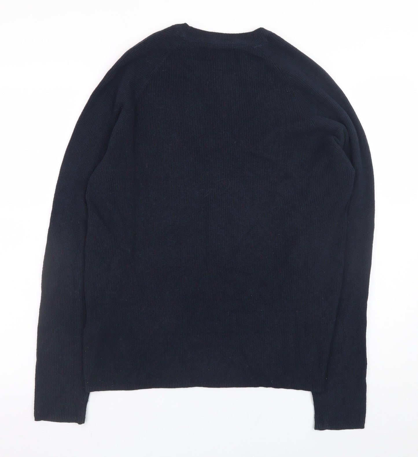 Mens UK Size S Threadbare Blue Pullover Jumper