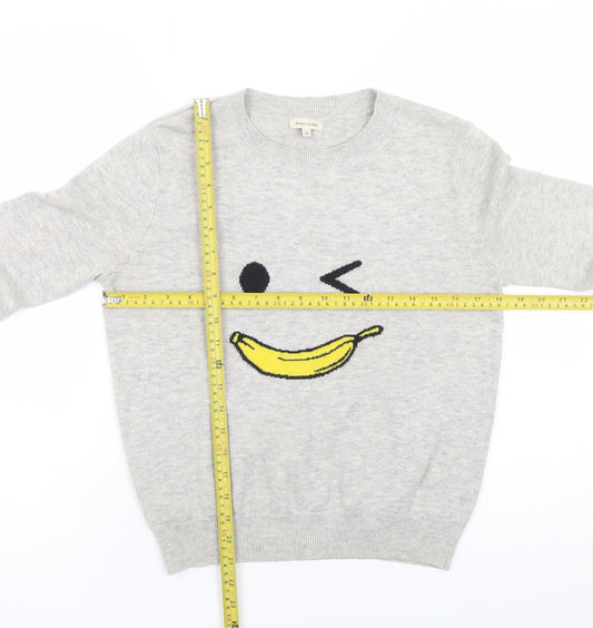 Womens UK Size 10 River Island Grey Pullover Jumper