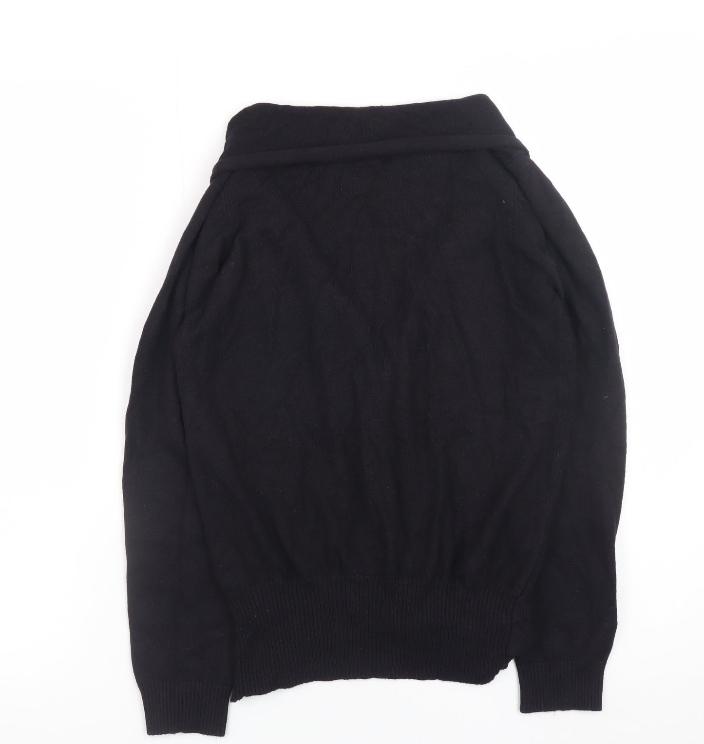 Womens UK Size 10 Debenhams Black Cardigan Jumper