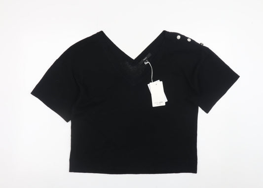 Womens UK Size 12 NEXT Black Pullover Jumper