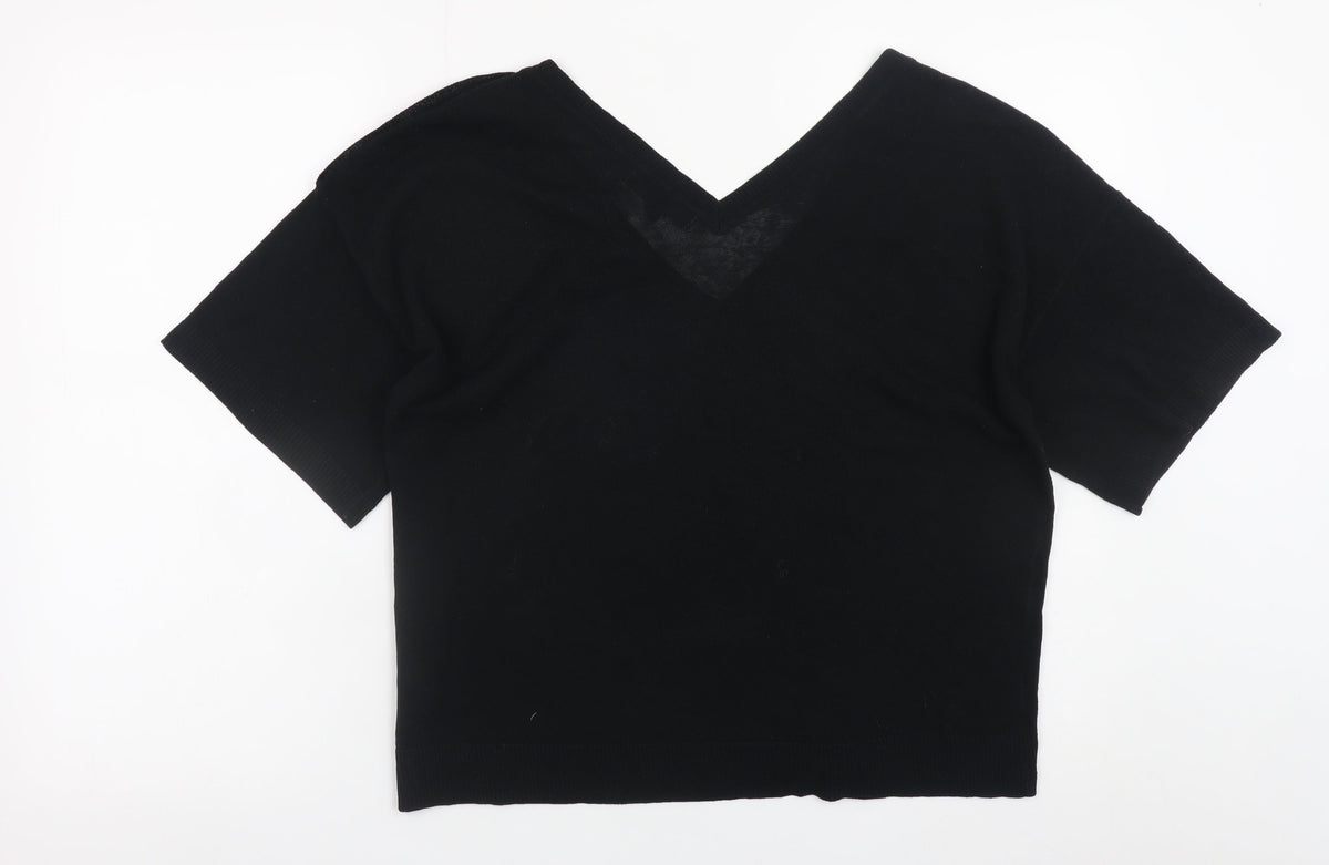 Womens UK Size 12 NEXT Black Pullover Jumper
