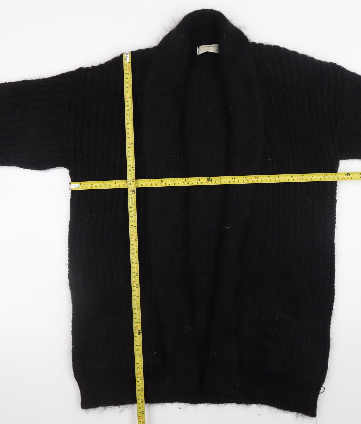 Womens UK Size 12 Marks and Spencer Black Cardigan Jumper