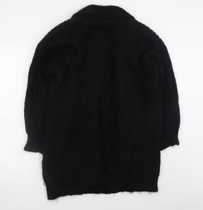 Womens UK Size 12 Marks and Spencer Black Cardigan Jumper