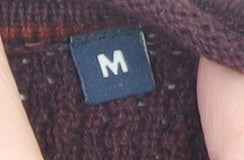 Mens UK Size M JACK & JONES Brown Pullover Jumper
