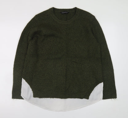 Womens UK Size 14 Dorothy Perkins Green Pullover Jumper