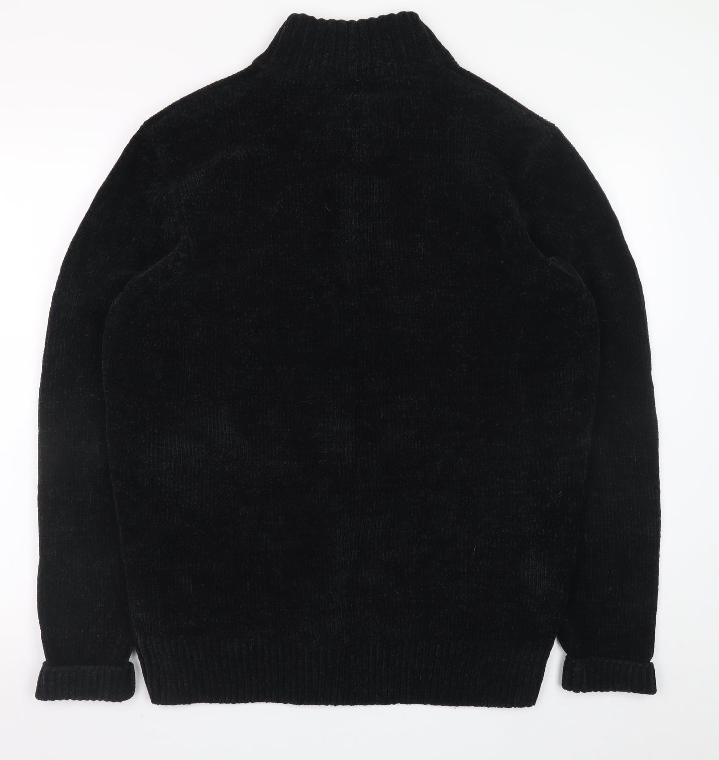 Mens UK Size XL Kensington Black Full Zip Jumper