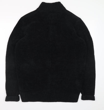 Mens UK Size XL Kensington Black Full Zip Jumper