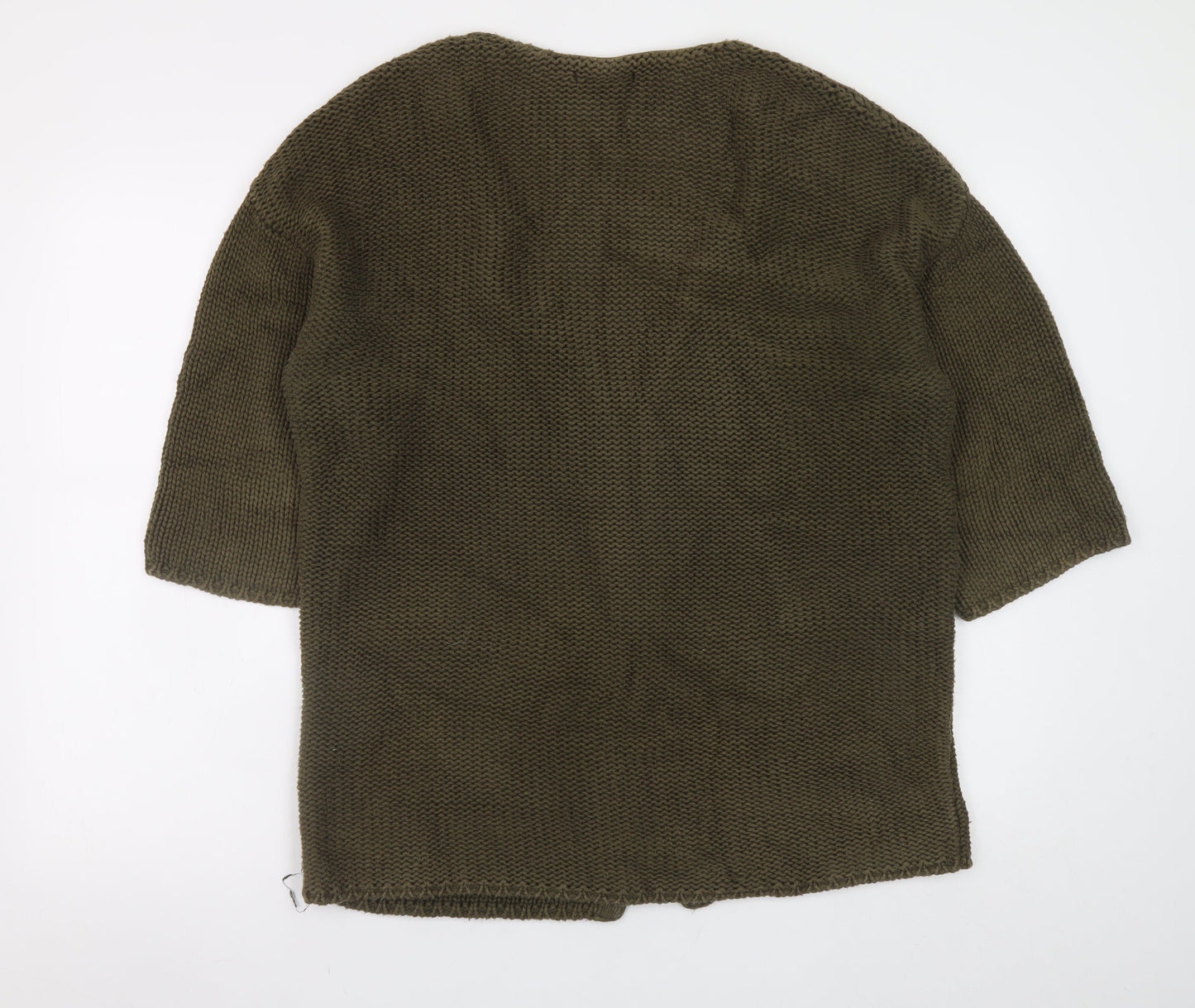 Womens UK Size 12 Marks and Spencer Green Cardigan Jumper