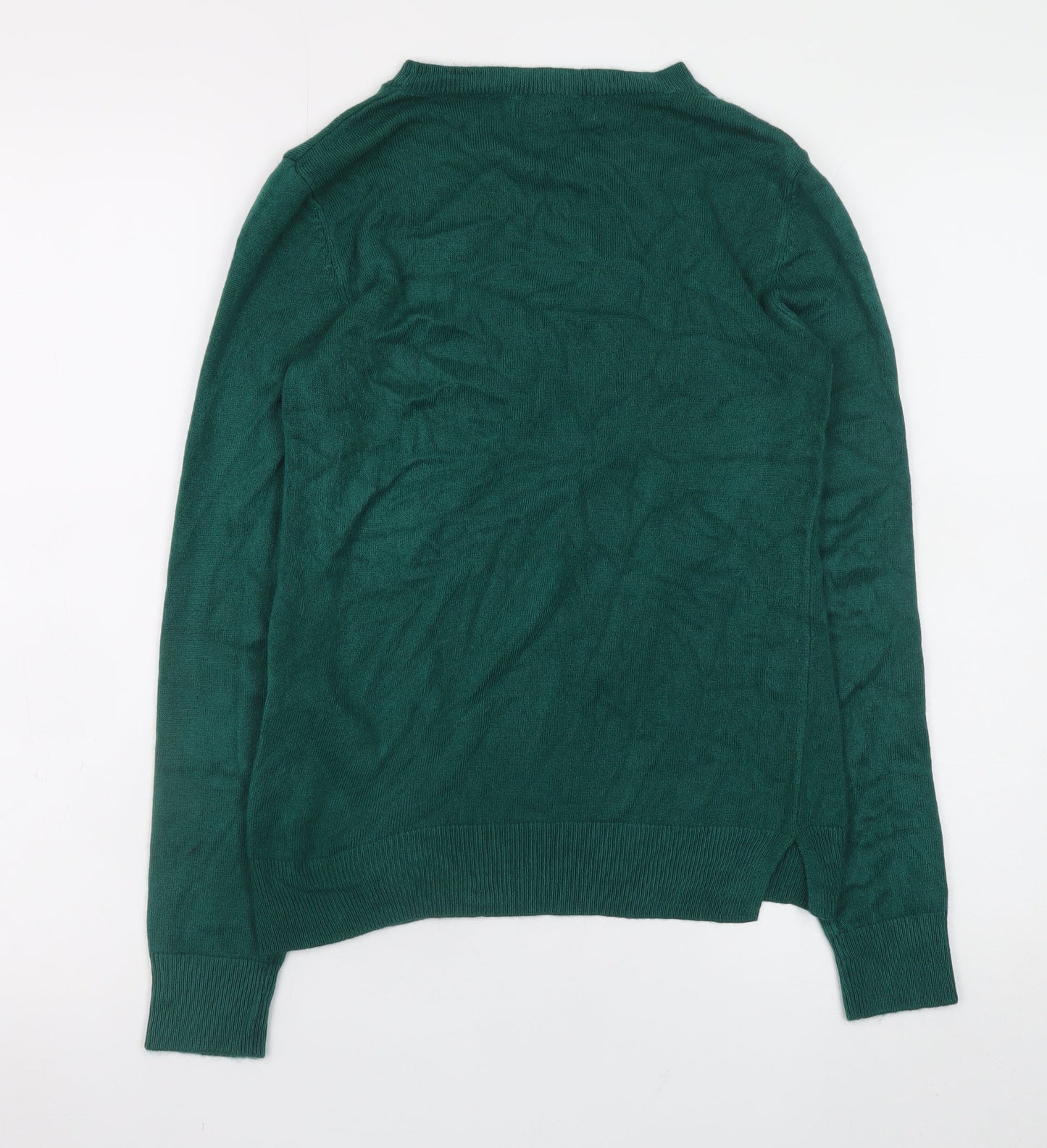 Womens UK Size 6 Marks and Spencer Green Pullover Jumper