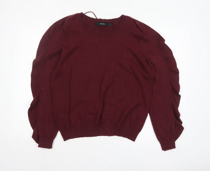 Womens UK Size XL VERO MODA Red Pullover Jumper