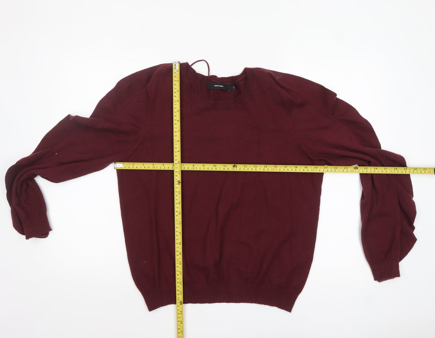 Womens UK Size XL VERO MODA Red Pullover Jumper