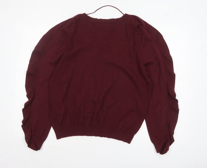 Womens UK Size XL VERO MODA Red Pullover Jumper