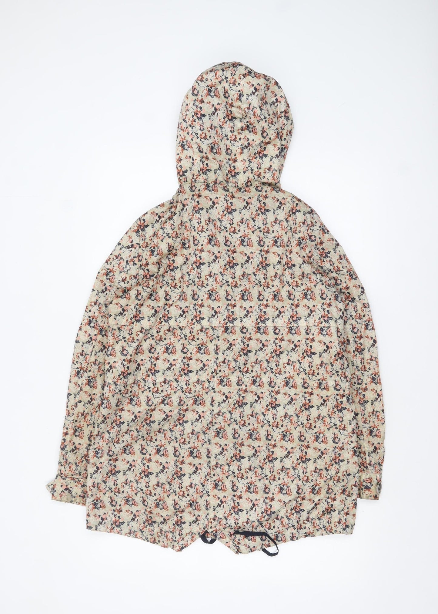 Womens UK Size 10 NEXT Beige Rain Coat