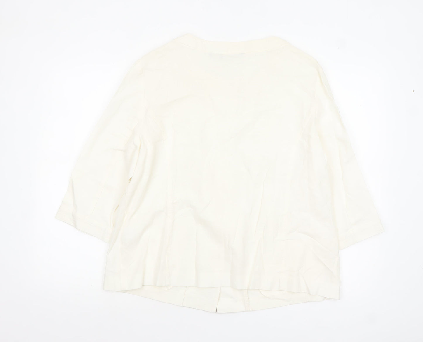 Womens UK Size 18 Isle Regular Ivory Blazer