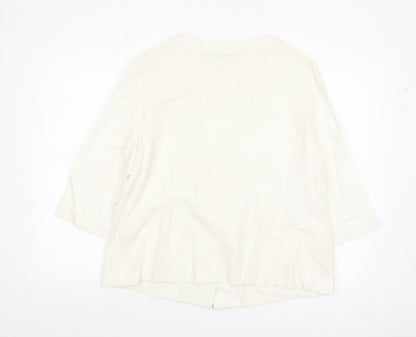 Womens UK Size 18 Isle Regular Ivory Blazer