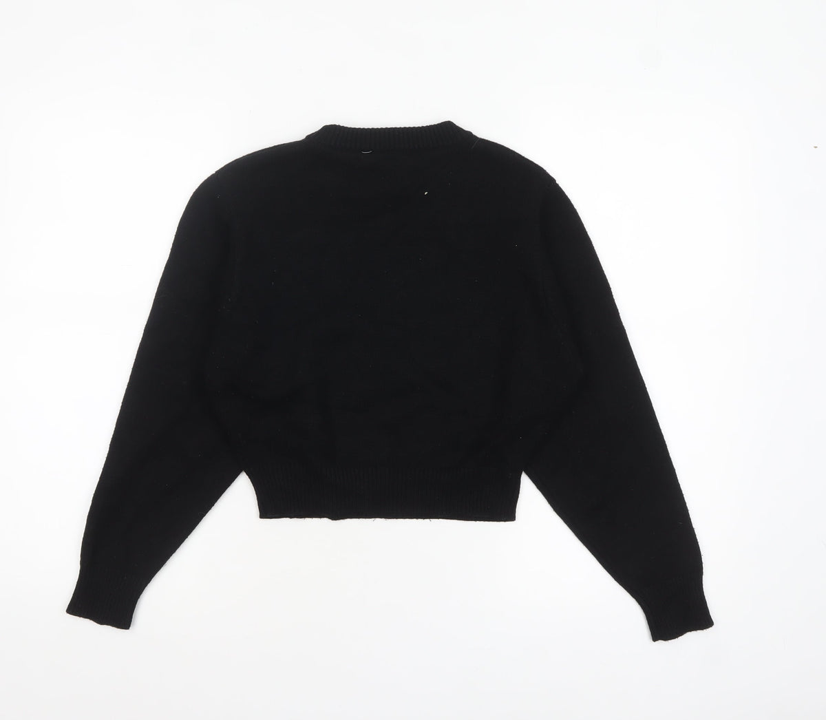 Womens UK Size S Zara Black Pullover Jumper