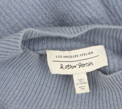Womens UK Size 10 & Other Stories Blue Pullover Jumper
